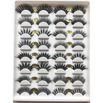 Create Your Own Brand 3D Mink Eyelashes False Silk Soft Mink Eyelashes Private Label Custom Packaging Box 3D Mink Lashes